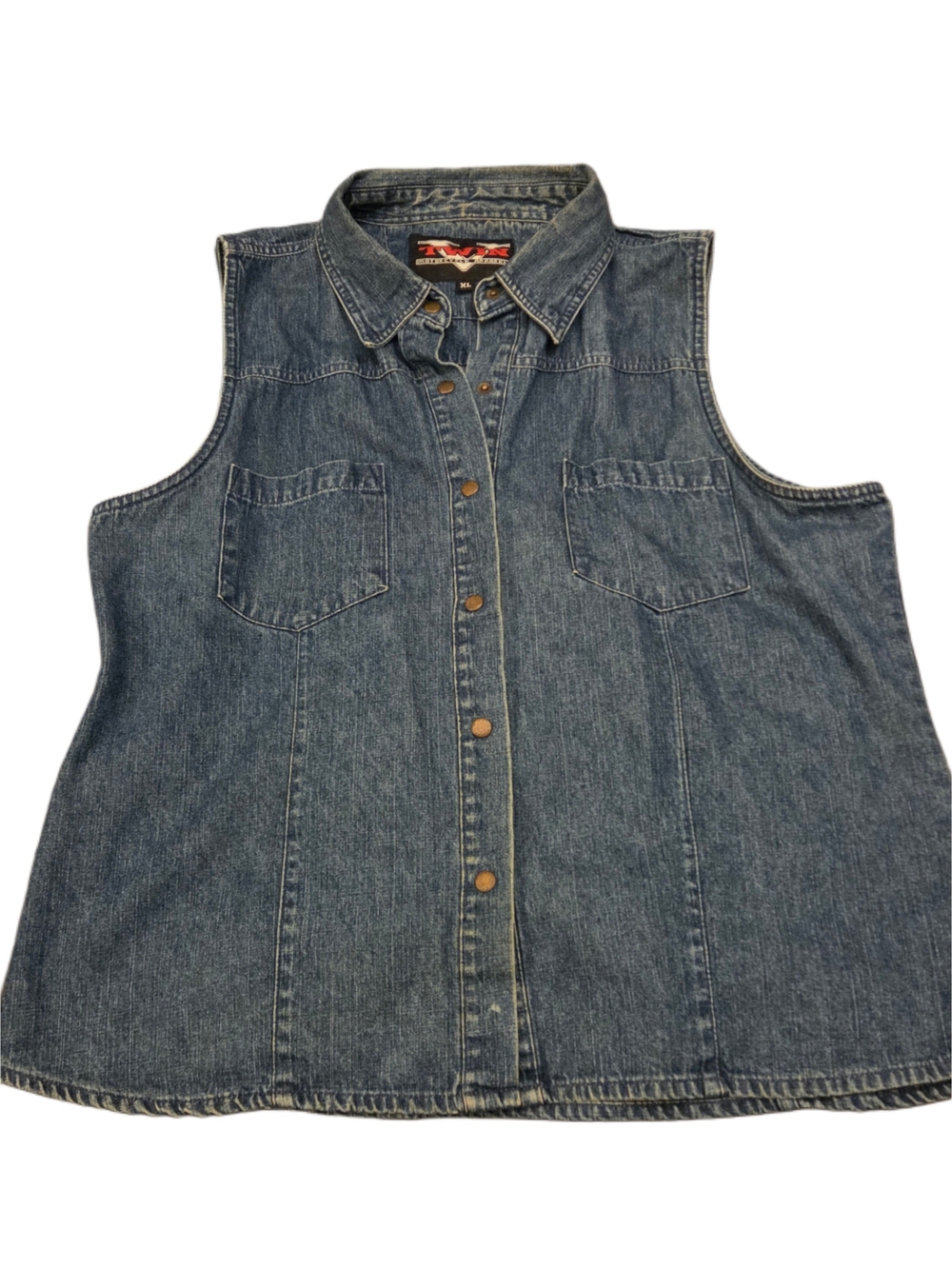 TWIN Motorcycle Apparel Denim Jacket - Blue